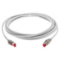 K8708GR.5  PATCHCORD RJ-45 CAT.6A LSZH 5M GRAY
